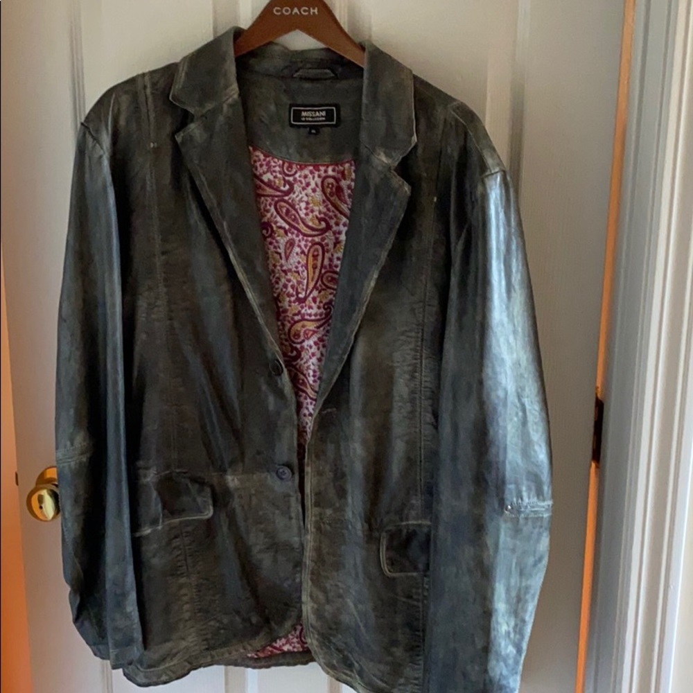 Missani men’s leather sports jacket size XL